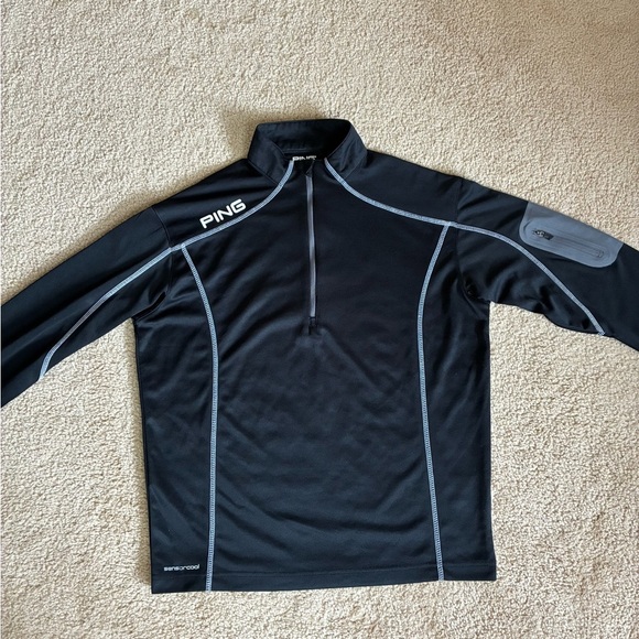 Ping Black 1/4 zip pullover long sleeve - Picture 9 of 15